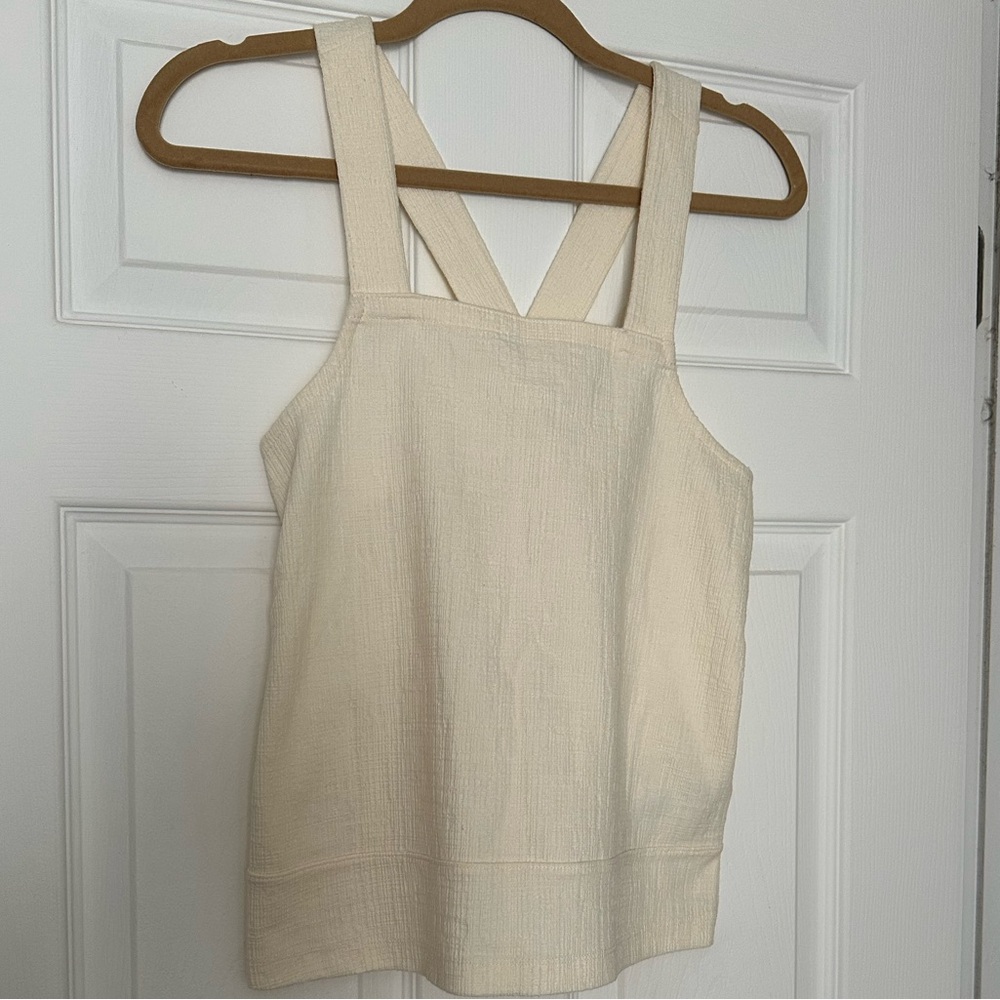 Madewell Apron cross back tank